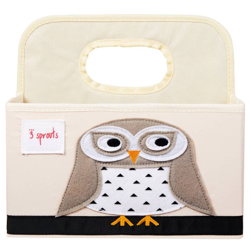 3 sprouts Windelaufbewahrungsbox - Eule von 3 sprouts