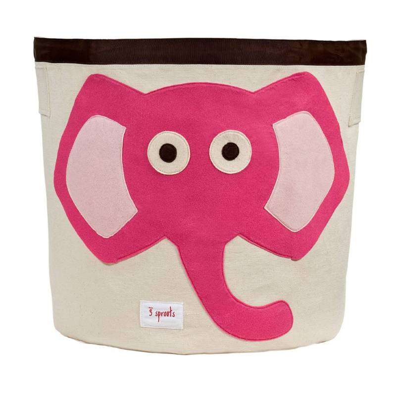 3sprouts Aufbewahrungskorb - Elefant rosa von 3 sprouts
