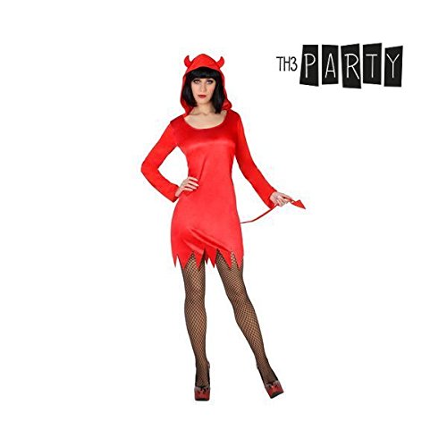 Atosa-32235 Atosa-32235-Damenkostüm Demonia für Erwachsene, Größe M, Rot (32235) von ATOSA