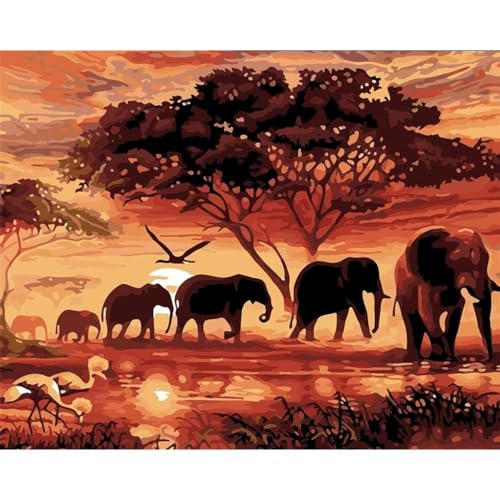 Elefantenwanderung 500 Teile DIY Puzzle Einzigartiges Bilderrätsel Kinder Puzzle Legespiel Geschenk Lernspiele von 351