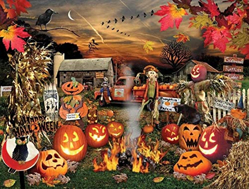 Halloween-Laterne 500 Teile Holz Puzzle Schwieriges Stress Abbauen Puzzle Erwachsene Bilderrätsel Künstlerisches Puzzle von 351
