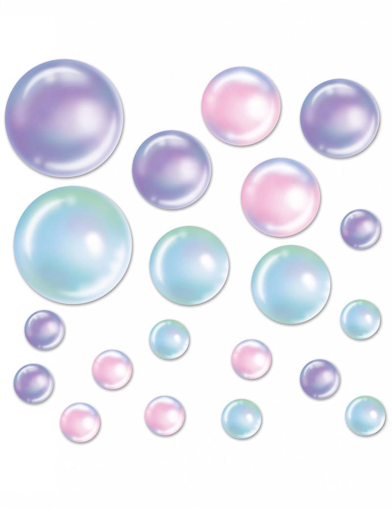 20 Irisierende Deko-Blasen 10 bis 30 cm 20 Irisierende Deko-Blasen 10 bis 30 cm von 360 DEGREES
