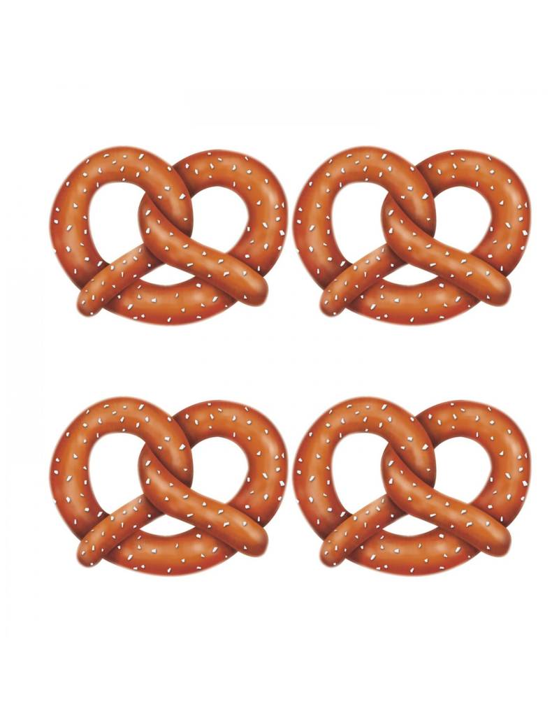 4 Brezel-Pappaufsteller 27 cm Oktoberfest 4 Brezel-Pappaufsteller 27 cm Oktoberfest von 360 DEGREES