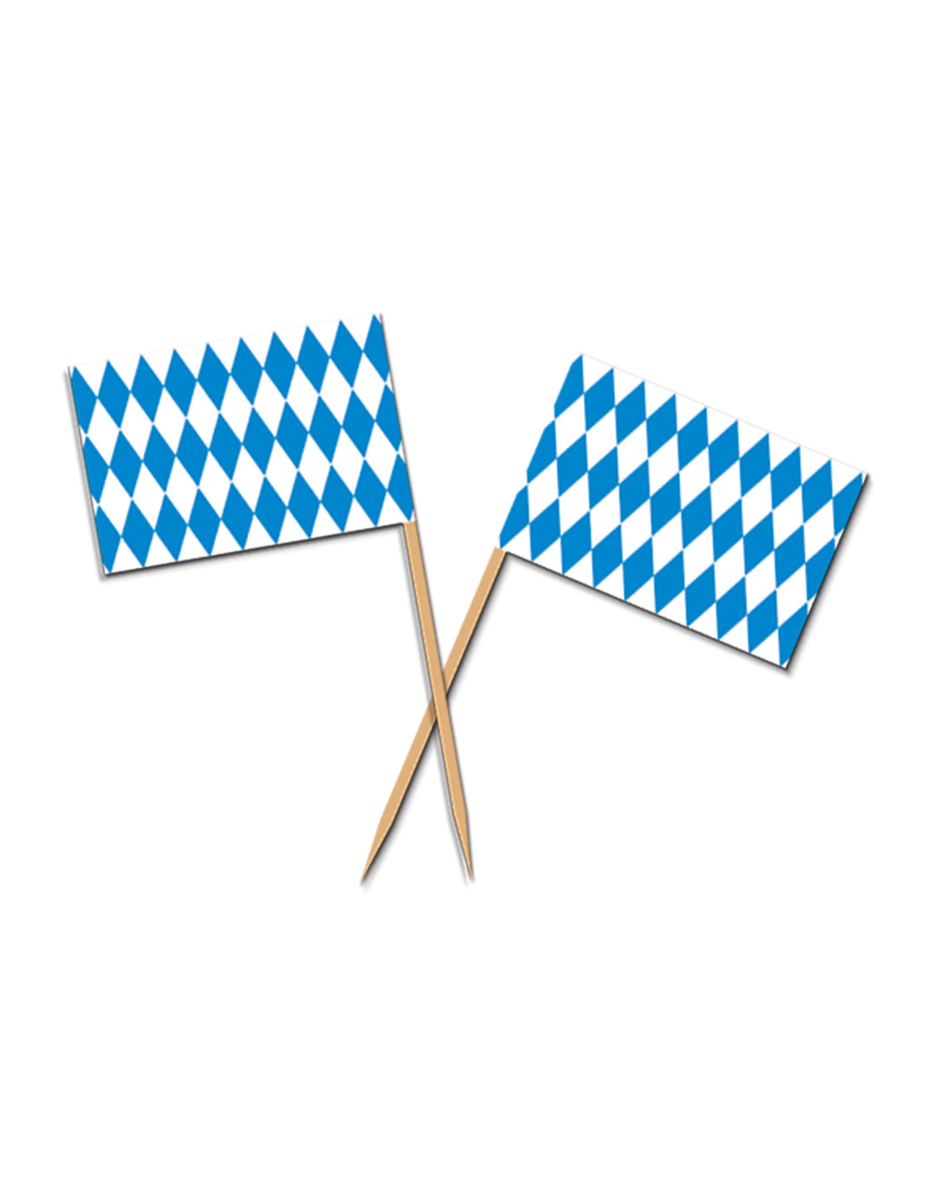Bayern-Partypicker Tisch-Deko 50 Stück Bayern-Partypicker Tisch-Deko 50 Stück von 360 DEGREES
