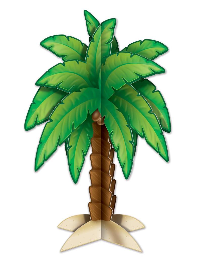 DIY 3D Tischaufsteller Palme 30 cm aus Pappe von 360 DEGREES