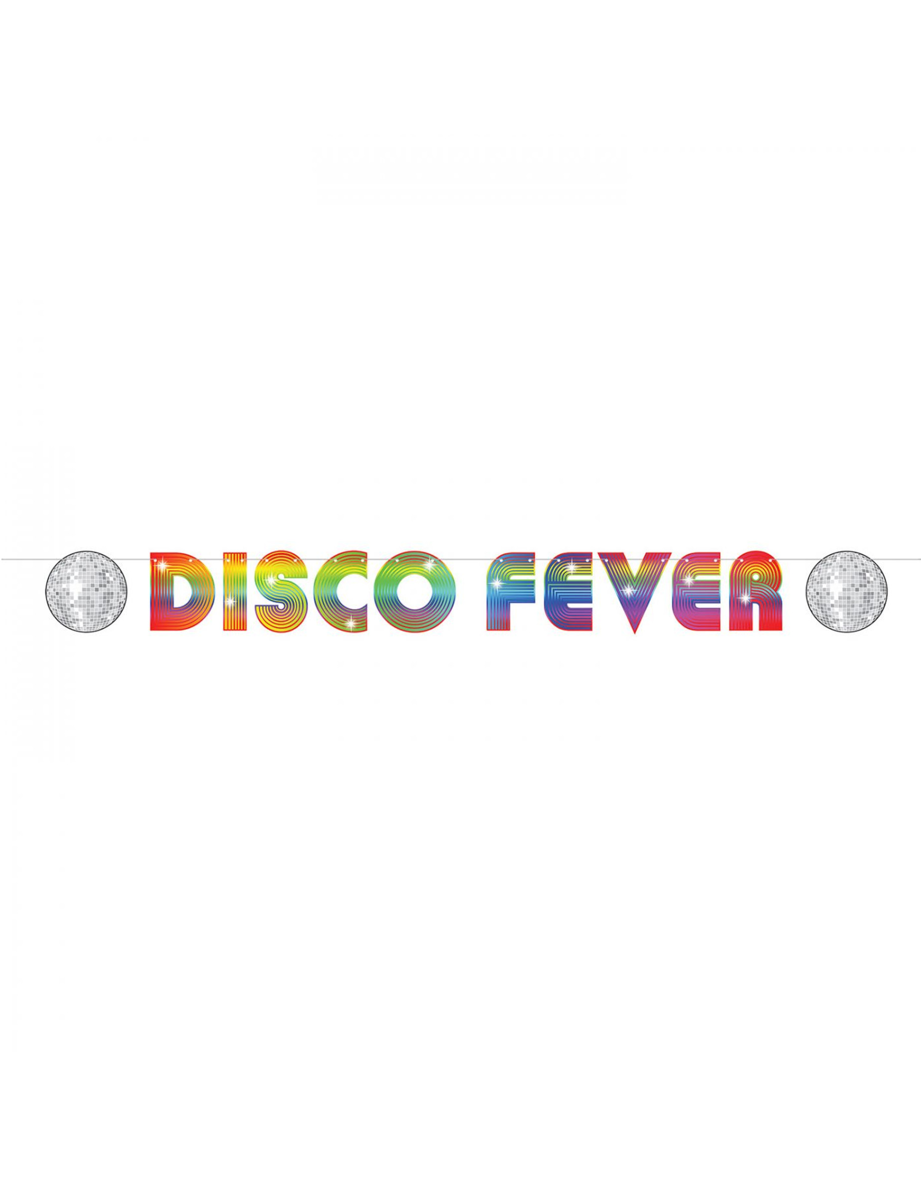 Disco-Fever Girlande bunt 15 x 213 cm von 360 DEGREES