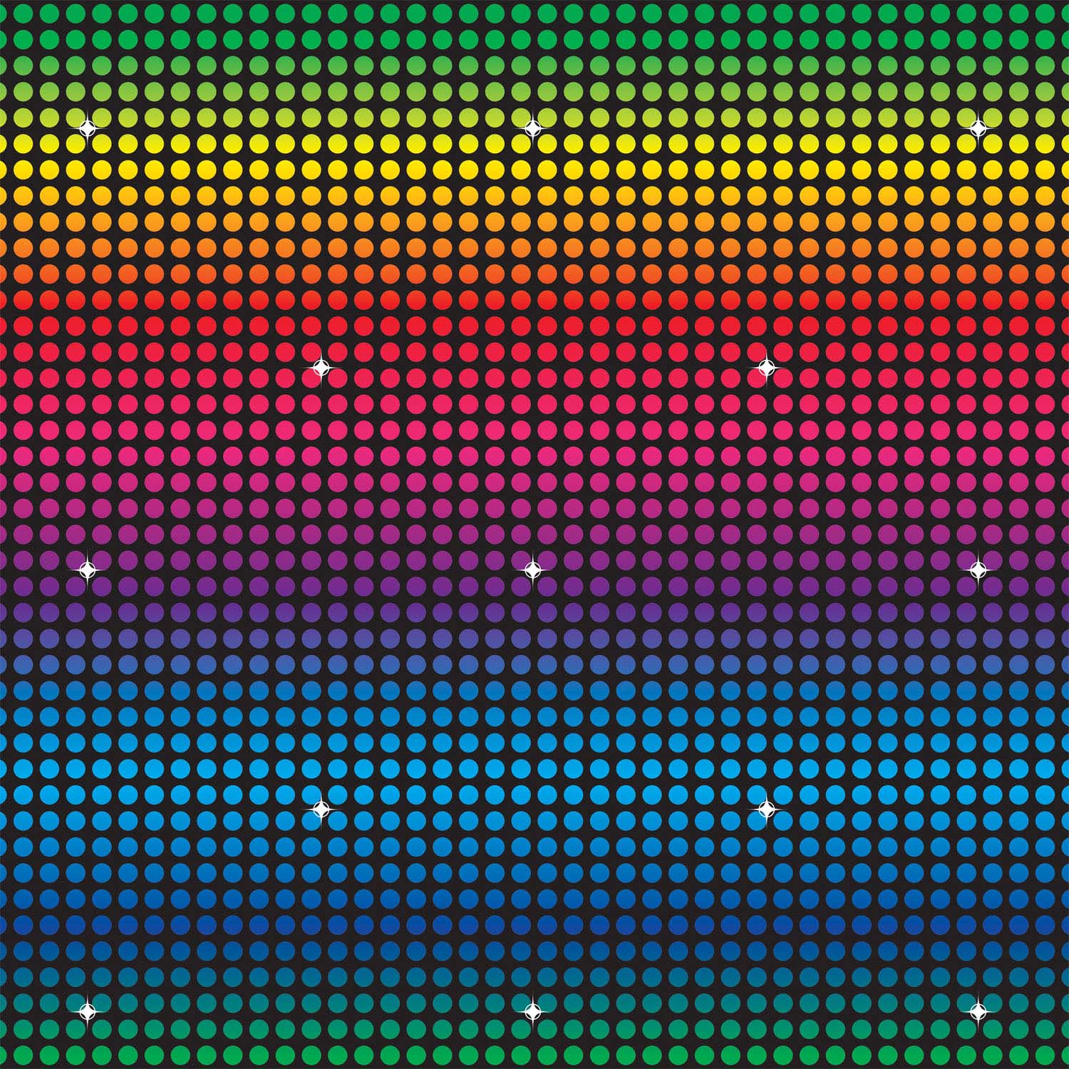 Disco Wanddekoration 1,2 x 9 Meter Seventies-Flair von 360 DEGREES