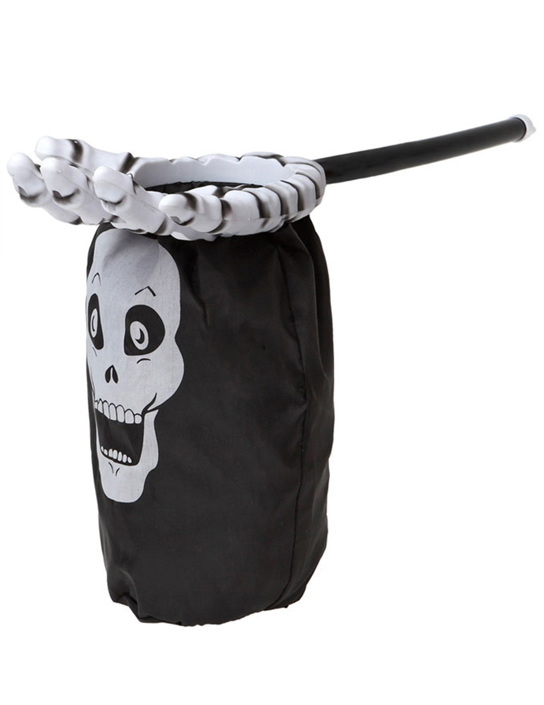 Skelett-Tasche für Süßigkeiten Halloween schwarz-weiß 53 x 30 cm Skelett-Tasche für Süßigkeiten Halloween schwarz-weiß 53 x 30 cm von ATOSA