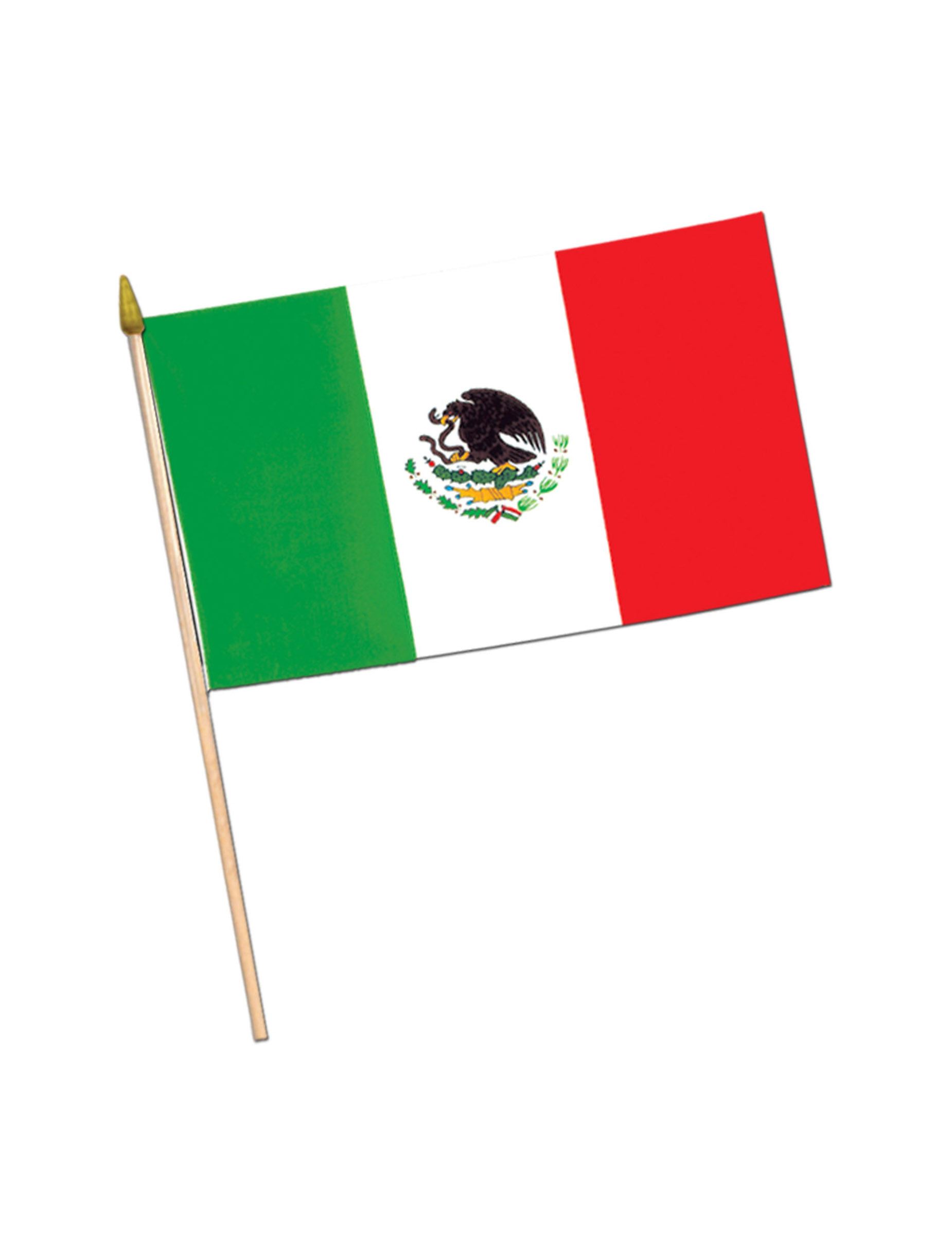 Mexiko-Flagge Fanartikel weiss-rot-grün 43x30cm von 360 DEGREES