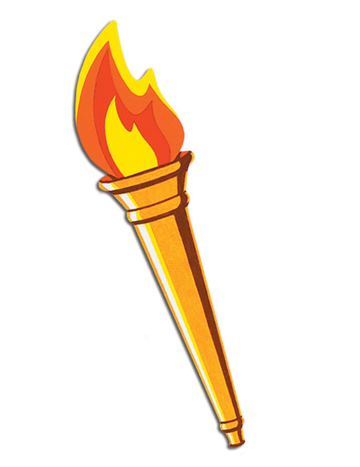 Olympische Fackel Pappaufsteller 61 cm Olympische Fackel Pappaufsteller 61 cm von 360 DEGREES