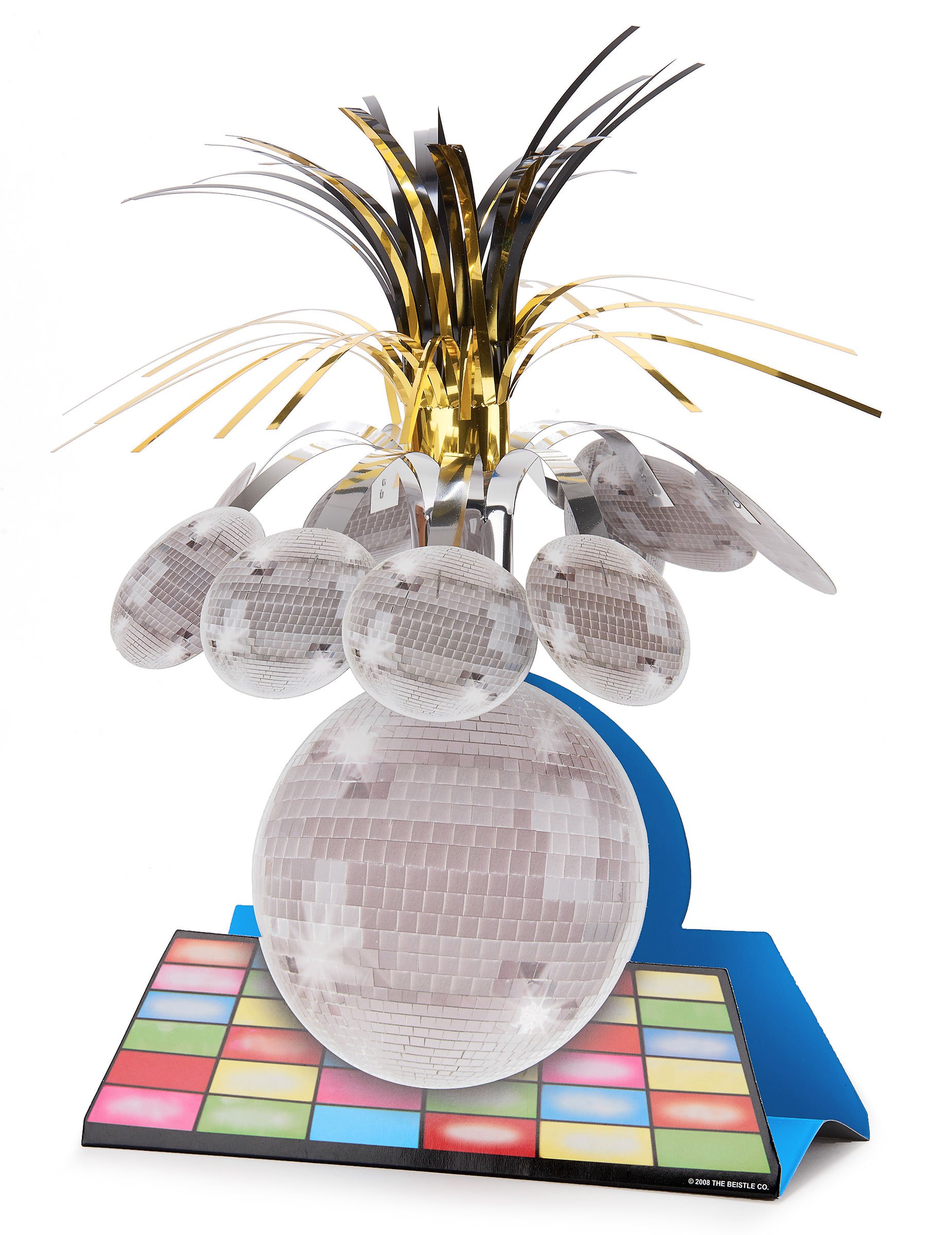 Party Tischdeko Disco bunt 33cm Party Tischdeko Disco bunt 33cm von 360 DEGREES