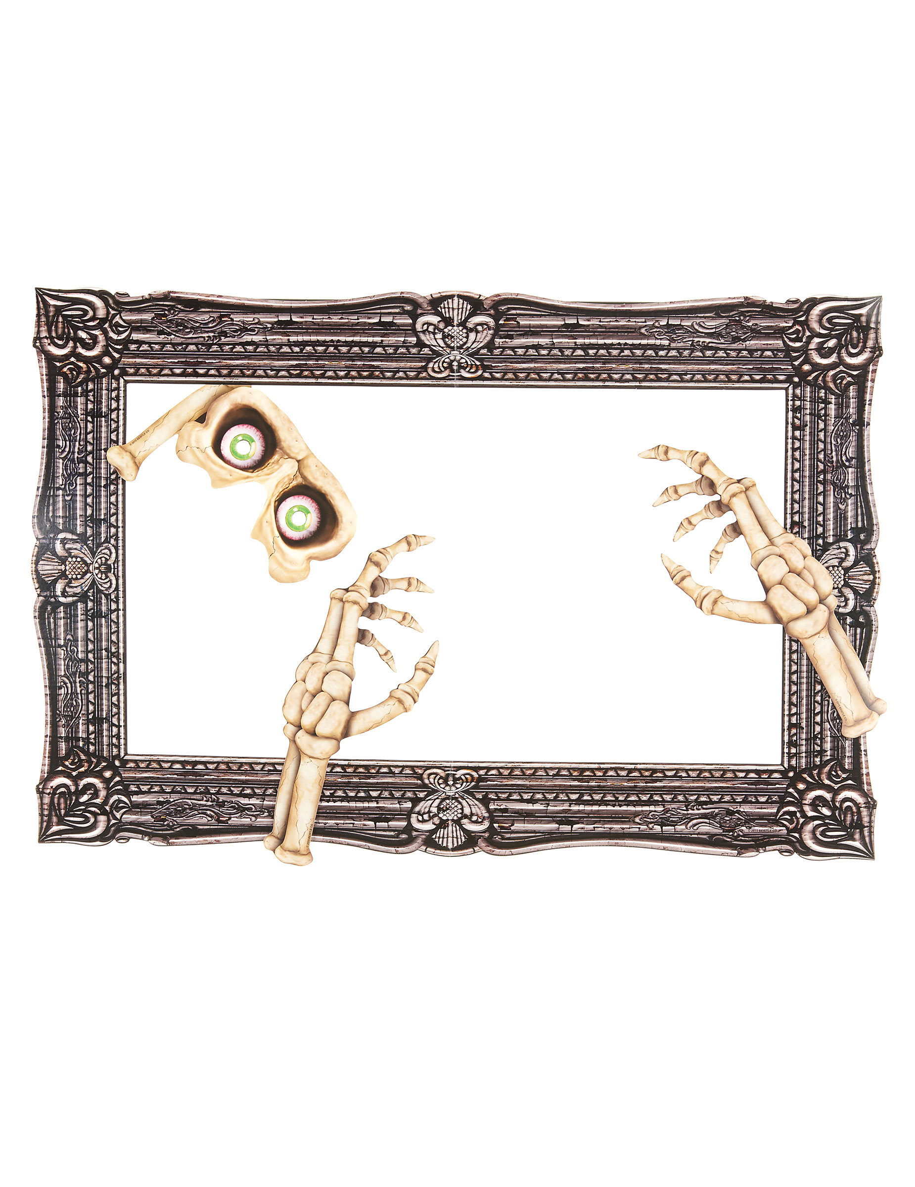 Schauriger Bilderrahmen Halloween Foto-Prop grau-beige 60x39cm Schauriger Bilderrahmen Halloween Foto-Prop grau-beige 60x39cm von 360 DEGREES