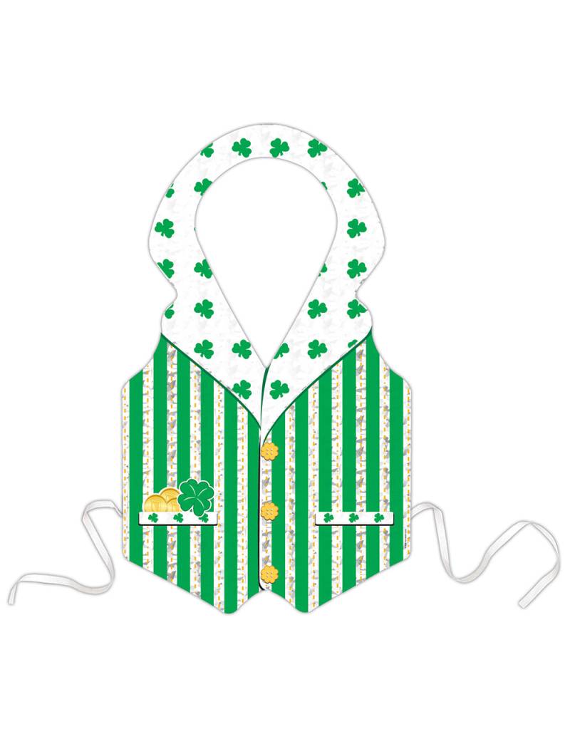 St. Patrick's Day Schürze Irland-Schürze Kleeblatt grün-weiss von 360 DEGREES