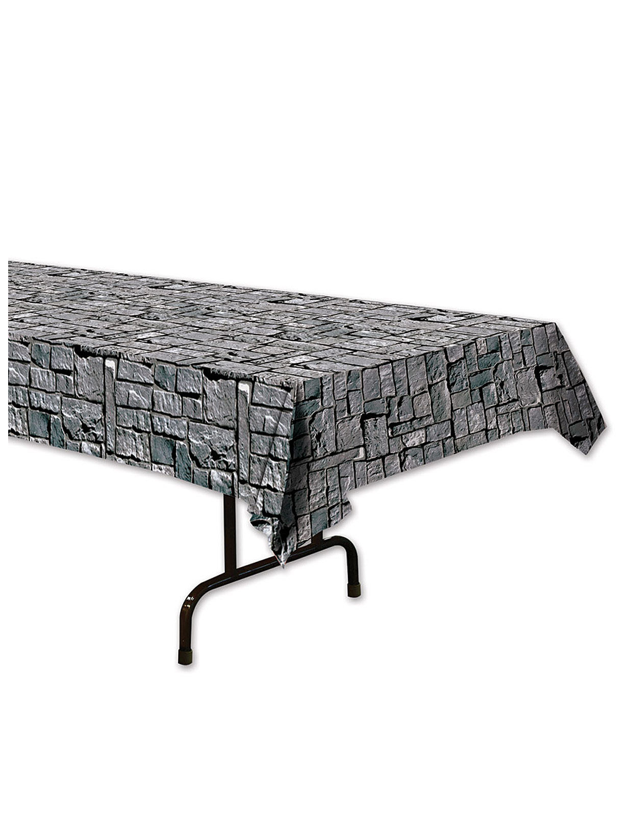 Stein-Mauer Tischdecke grau 137x274cm Stein-Mauer Tischdecke grau 137x274cm von 360 DEGREES