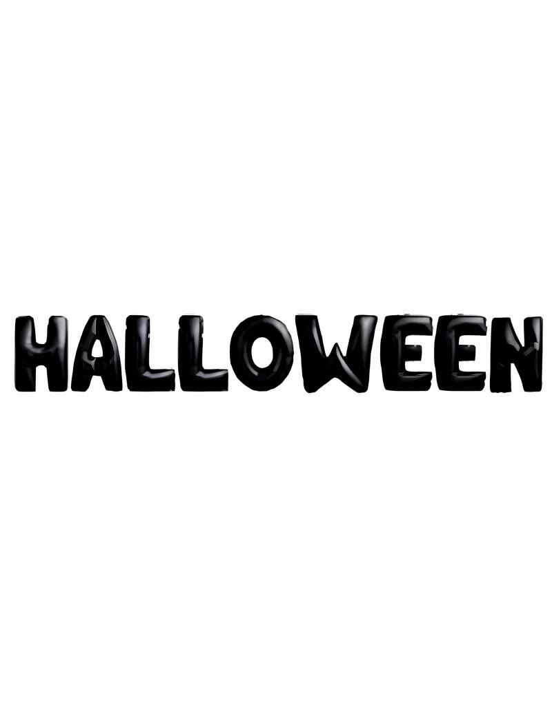 Halloween-Girlande Raumdeko schwarz 9 x 40 cm von FOLAT BV