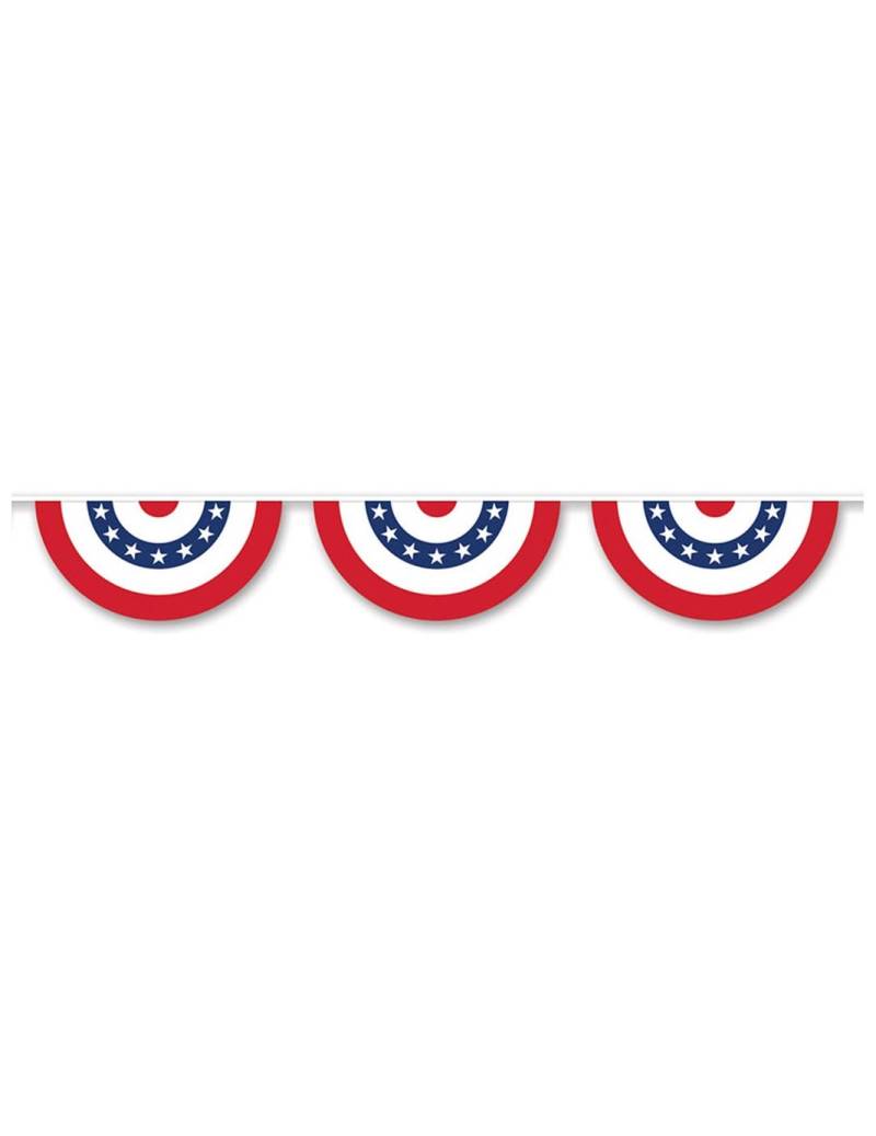 USA Party-Girlande rot-weiss-blau 366cm von 360 DEGREES