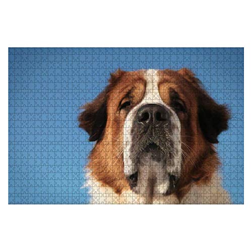 Jigsaw Puzzle 1000 Stück Großer Hund Auf Einem Hintergrund des Blauen Himmels Holzpuzzlespielzeug Unterhaltungsspielzeug Klassische Puzzles Einzigartiges Design Tiere Puzzles von 385