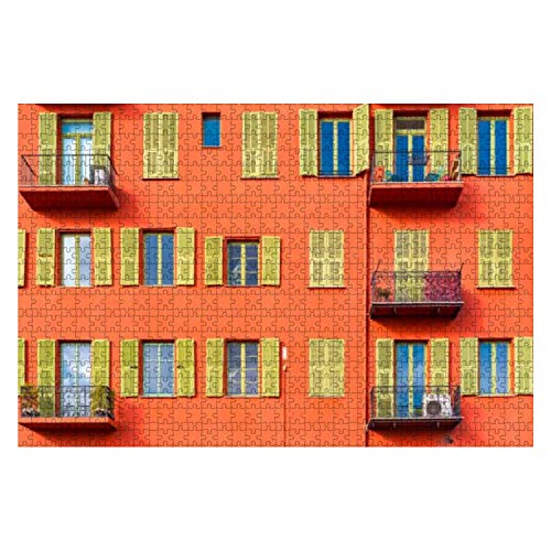 Jigsaw Puzzle 1000 Stück Schöne Bunte Fassade In Frankreich Holzpuzzle Für Erwachsene Und Kinder Geschenk Besondere Puzzle Für Erwachsene Freunde Tiere Puzzles von 385