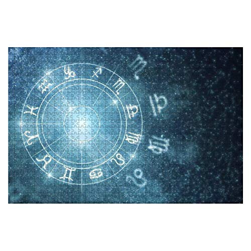 Puzzle 1000 Teile Kreative Leuchtende Astrologische Sternzeichen Horoskop Tapete Astrologie Kinderpuzzle Holzpuzzle Für Erwachsene Und Kinder Traditionen Holzpuzzle Erwachsene von 385