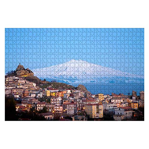 Puzzle 1000 Teile Vulkan Ätna Holzpuzzle Für Erwachsene Und Kinder Puzzlespaß Holzpuzzlespielzeug Freunde Besondere Puzzle Für Erwachsene von 385