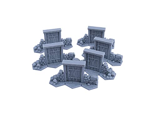 3D Vikings Gloomhaven Arbeitstüren, Türen für Brettspiele (3 Stück) von 3D Vikings