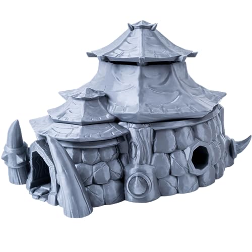 3D Vikings Orklager - Großes Haus für Orklager, Perfekt für Orkische Tisch-RPGs, Maßstab 28/32mm 3D Vikings Orklager - Großes Haus für Orklager, Perfekt für Orkische Tisch-RPGs, Maßstab 28/32mm von 3D Vikings
