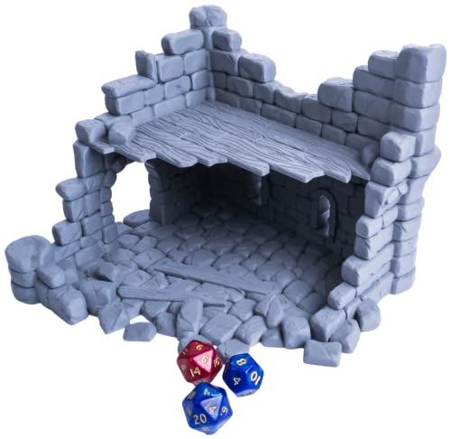 3D Vikings Ruiniertes Haus, 28 mm Maßstab für Mittelalter und Fantasydorf, ideal für City of Tarok, Pathfinder und mehr 3D Vikings Ruiniertes Haus, 28 mm Maßstab für Mittelalter und Fantasydorf, ideal für City of Tarok, Pathfinder und mehr von 3D Vikings