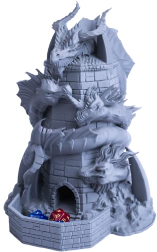 3D Vikings Die Tiamat Würfelturm, Königin der bösen Drachen, ist der perfekte Würfelturm für Dungeons und Dragons und andere Tabletop-RPGs von 3D Vikings
