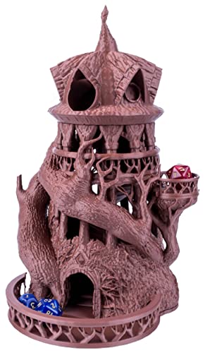 Druiden Würfelturm für alle Würfelgrößen Perfekter Würfelroller für Dungeons and Dragons, Tabletop RPG, Miniaturspiele und Brettspiele, 3D Vikings von 3D Vikings