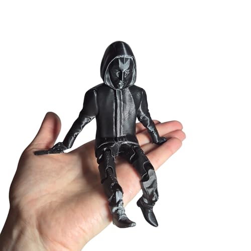 3DByEma - Frontman-Actionfigur, 3D-gedrucktes Gelenkbein-Sammelstück, koreanische Drama-inspirierte Actionfigur mit beweglichen Beinen, für TV-Fans und Kinder (1 Stück) von 3DByEma