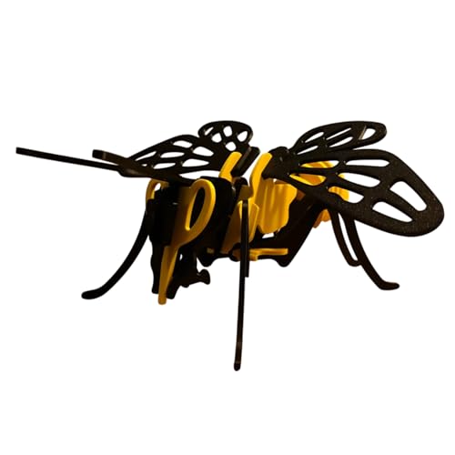 3DByEma Großes Bienen-3D-Puzzle-Modell, Insekten-Bastelmodell-Bausätze für Kinder und Erwachsene zum Bauen, 3D-Puzzles für Erwachsene und Teenager, PLA-Kunststoff, ideal als Geschenke, Heimdekoration 3DByEma Großes Bienen-3D-Puzzle-Modell, Insekten-Bastelmodell-Bausätze für Kinder und Erwachsene zum Bauen, 3D-Puzzles für Erwachsene und Teenager, PLA-Kunststoff, ideal als Geschenke, Heimdekoration von 3DByEma