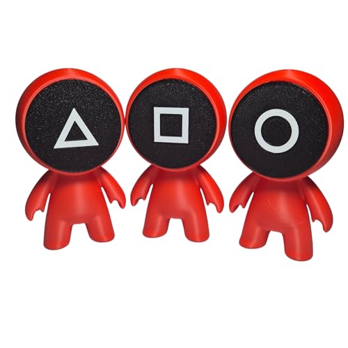 3DByEma - Red-Soldier-Actionfiguren-Set, 3-teilig – Sammelfiguren aus koreanischer Serie für Kinder & TV-Fans. Handgefertigt, mit Masken & Symbolen, tolles Geschenk! 3DByEma - Red-Soldier-Actionfiguren-Set, 3-teilig – Sammelfiguren aus koreanischer Serie für Kinder & TV-Fans. Handgefertigt, mit Masken & Symbolen, tolles Geschenk! von 3DByEma