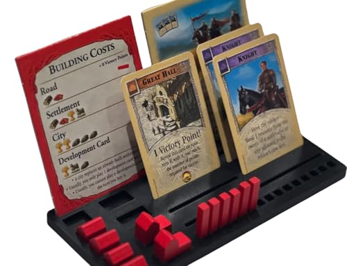 3DByEma Spielstein-Organisator-Set (4-teilig), Lagerbehälter für Brettspiele zur Aufbewahrung von Ressourcen und Karten, Tischzubehör für den perfekten Spielabend von 3DByEma