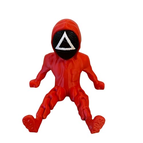 Vom Roten Soldaten inspirierte Action Triangle Figur mit beweglichen Beinen – Koreanische Drama-Serie Sammler-Spielzeug für Squid TV Fans & Kinder | Authentisches handgefertigtes Geschenk | Squid-Wäch Vom Roten Soldaten inspirierte Action Triangle Figur mit beweglichen Beinen – Koreanische Drama-Serie Sammler-Spielzeug für Squid TV Fans & Kinder | Authentisches handgefertigtes Geschenk | Squid-Wäch von 3DByEma