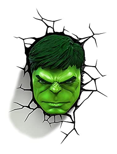 3D-FX-Marvel-Hulk-Wandleuchte von 3DLightFX