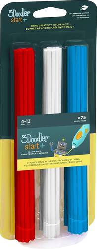 3Doodler 3DS-ECO-MIX1-75 Start Mix 1 Filament PLA Rot, Weiß, Blau 75St. von 3Doodler