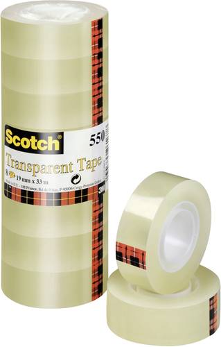 Scotch 5501933 5501933 Klebeband Scotch® 550 Transparent (L x B) 33m x 19mm 8St. von Scotch