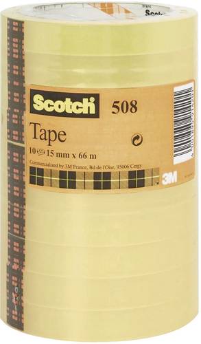 Scotch FT-5100-9664-5 5081566 Klebeband Transparent (L x B) 66m x 15mm 10St. von Scotch