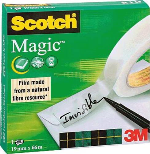 Scotch SCOTCH® Magic™ 810 M8101966 Klebeband Scotch® Magic™ 810 Transparent (L x B) 66m x 19mm 1St. von Scotch