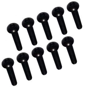 3Racing RC Model Precision-Crafted Steel M3 x 15 Button Head Hex Socket (10pcs) R/C Model von 3Racing