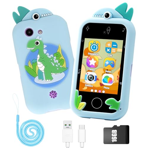 3T6B Kinder Handy, Kinder Kamera, Geschenke für 3 4 5 6 7 8 9 10 Jungen und Mädchen, 2,4 Zoll Kid Smartphone mit Dual-Kamera Musik, SD-Karte, Spiel, Geschichtenerzählen, Unterrichten 3T6B Kinder Handy, Kinder Kamera, Geschenke für 3 4 5 6 7 8 9 10 Jungen und Mädchen, 2,4 Zoll Kid Smartphone mit Dual-Kamera Musik, SD-Karte, Spiel, Geschichtenerzählen, Unterrichten von 3T6B