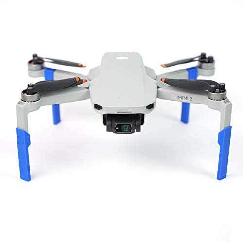 3dquad Landefüße, Landegestell, Fahrwerk für DJI Mini 2 Drohne, Zubehör (Blau) von 3dquad