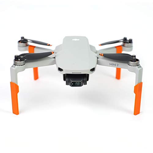 3dquad Landefüße, Landegestell, Fahrwerk für DJI Mini 2 Drohne, Zubehör (Orange) von 3dquad