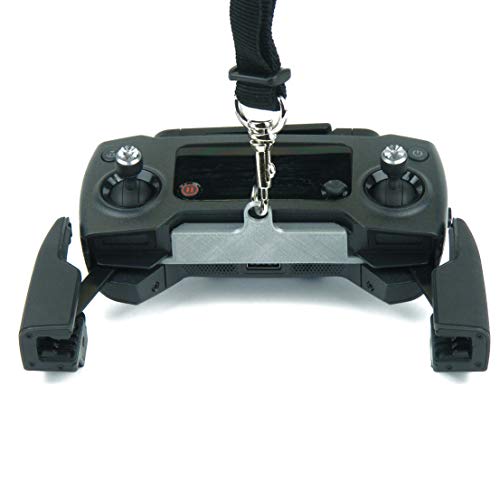 3dquad Tragegurt Befestigung/ Halter für DJI Mavic Pro 2/ Zoom / Air/ Mini/ Spark, Fernsteuerung, Controller (Grau) von 3dquad