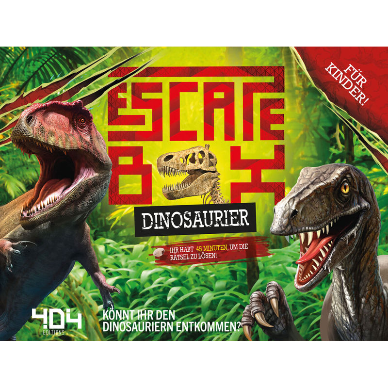Escape Box: Dinosaurier (Spiel) von 404 Editions