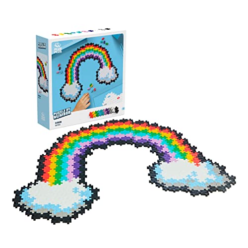 Plus-Plus PP3913 Arc en Ciel 9603913 Geniales Konstruktionsspielzeug, Puzzle Regenbogen, Kreativ-Bausteine, 500 Teile von Plus-Plus