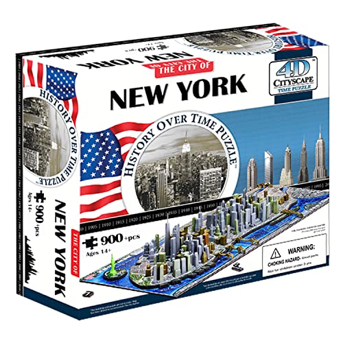 4D Cityscape 40010 - New York, USA Puzzle von 4D Cityscape