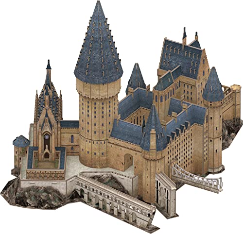 4d cityscape 4D51060 Harry Potter 3D-Puzzle Halle Asmodee – Bauweise, Großes Schloss Hogwarts von 4D Cityscape