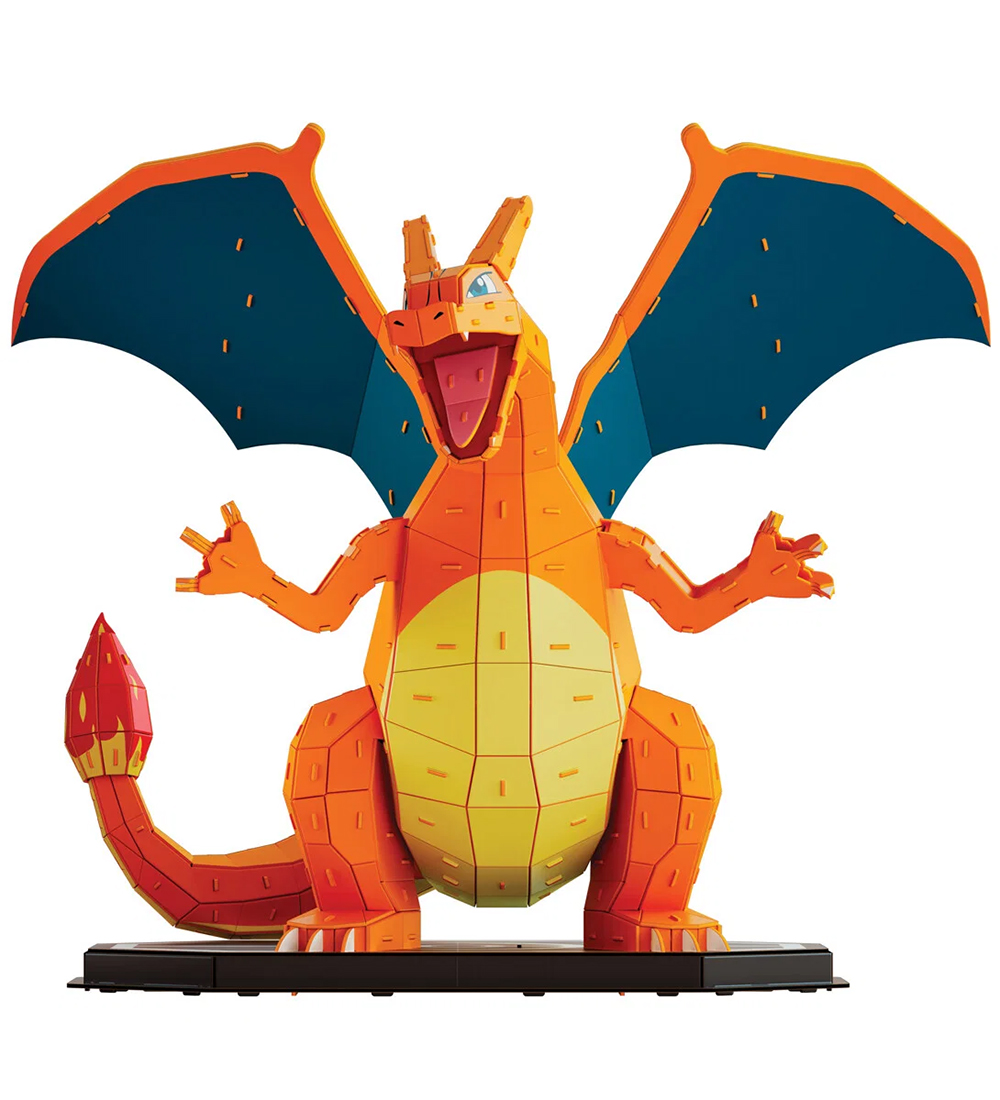 4D Puzzles 3D Puzzlespiel - Pokémon - 40 cm - Glurak - 4D Puzzles - One Size - Puzzlespiele von 4D Puzzles