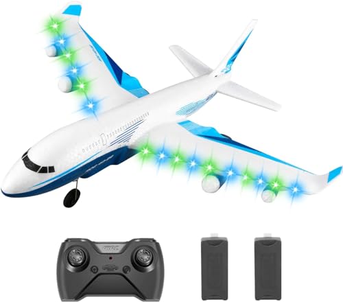 4DRC RC Plane, Remote Control Jet Airplane for Beginners Adult, Ready to Fly Airplane with One Key Aerobatic,LED Light, 4-Axis Fighter Jet, 2CH RTF RC Glider Toy for Beginners Kids 4DRC RC Plane, Remote Control Jet Airplane for Beginners Adult, Ready to Fly Airplane with One Key Aerobatic,LED Light, 4-Axis Fighter Jet, 2CH RTF RC Glider Toy for Beginners Kids von 4DRC